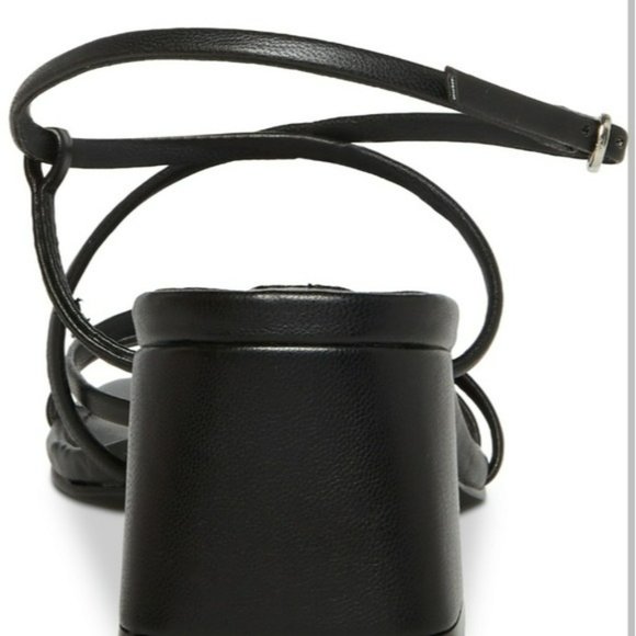 Steve Madden Involved Barely-There Sandals Black -6 - Picture 3 of 8